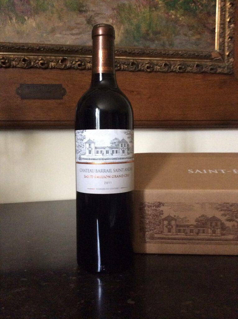 Hubert de Boüard Château Barrail Saint André vin