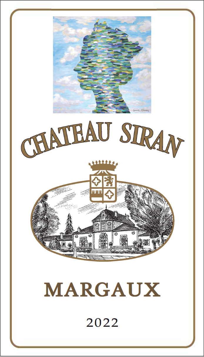 Hubert de Boüard Château Siran vin Margaux étiquette
